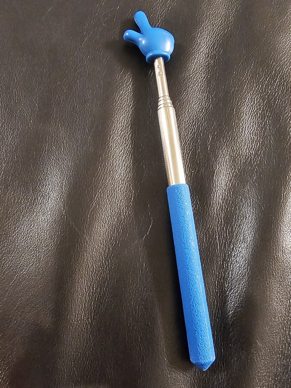 Hand Pointer Finger Blue Telescopic Design Retractable Pointer Stick NWOT
